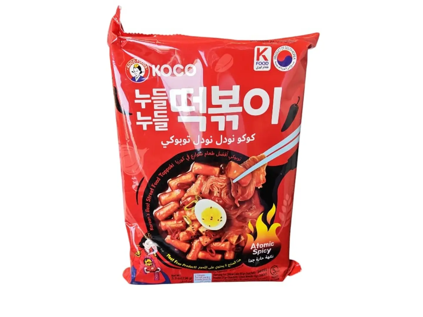 Topokki Spicy Flavored Noodles South Korea 236g
