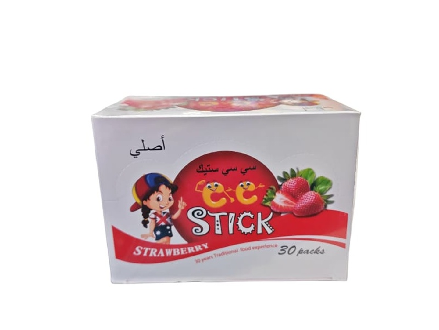 Cc Stick Original Strawberry Flavor 30 Sticks Box