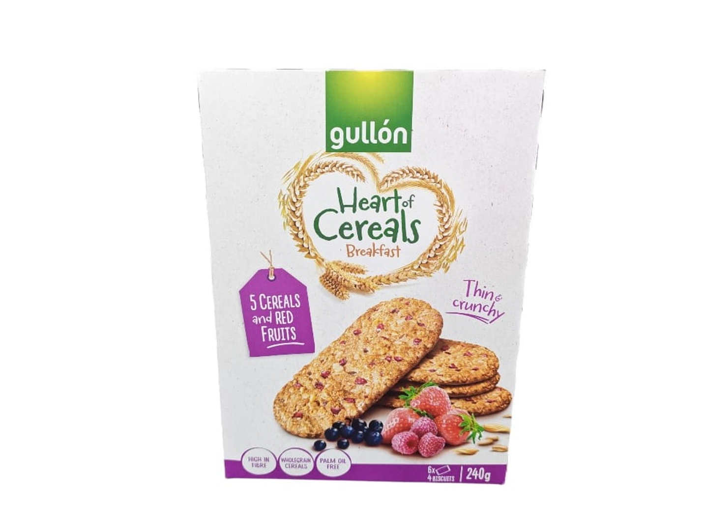 Jollen Fruit Heart Breakfast Cereal Biscuits 240g
