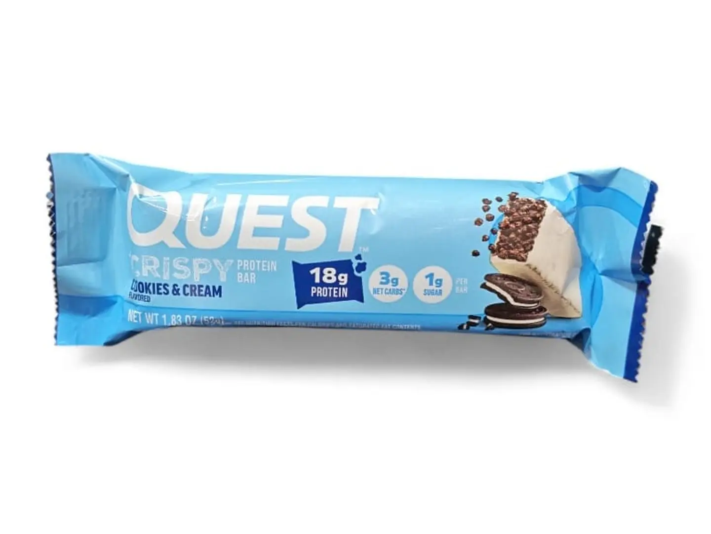 Quest Protein Bar Cookies & Cream Flavor 52g