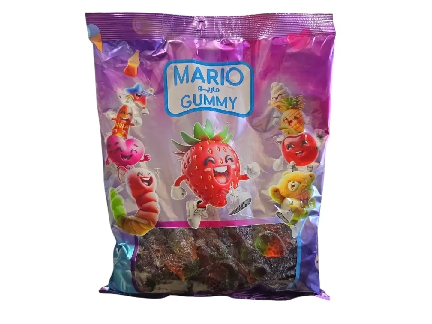 Mario's Soft Gelatin Strawberry Shape 1 Kg