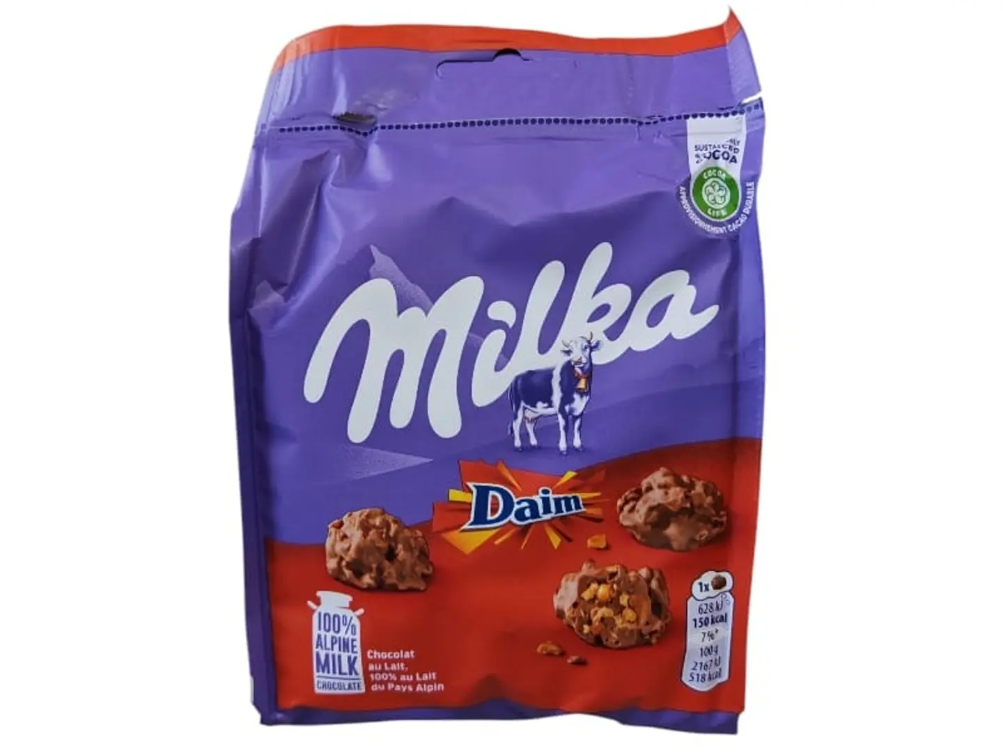 Milka Snacks With Crispy Daim Pieces 145g