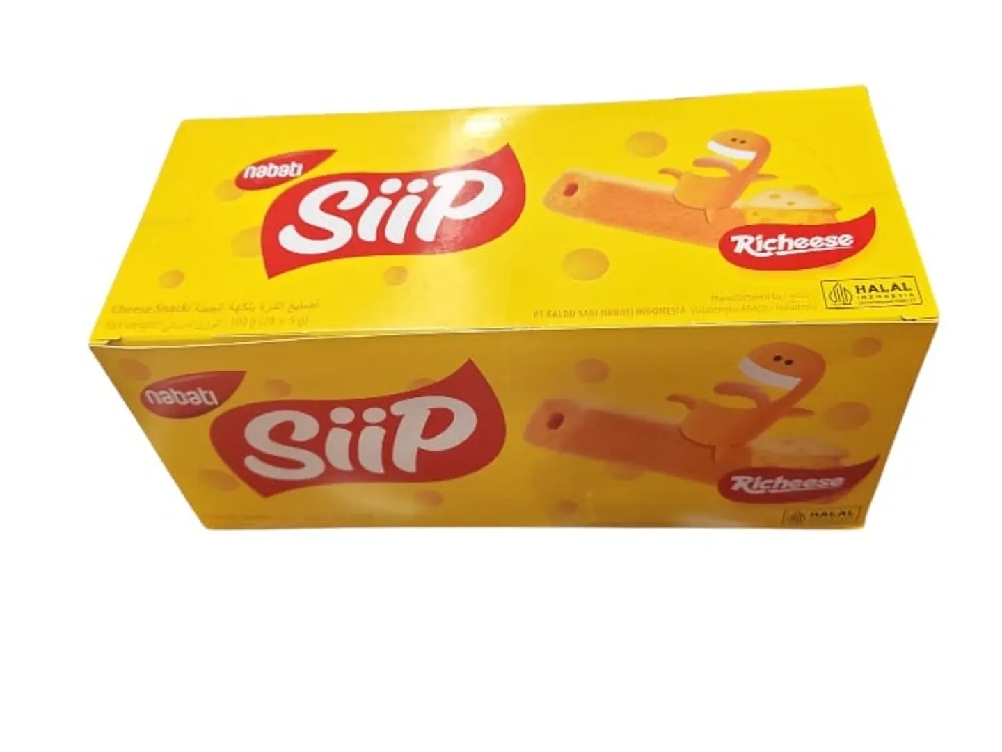 Seb Cheese Flavored Corn Fingers, 20 Pack, 100g