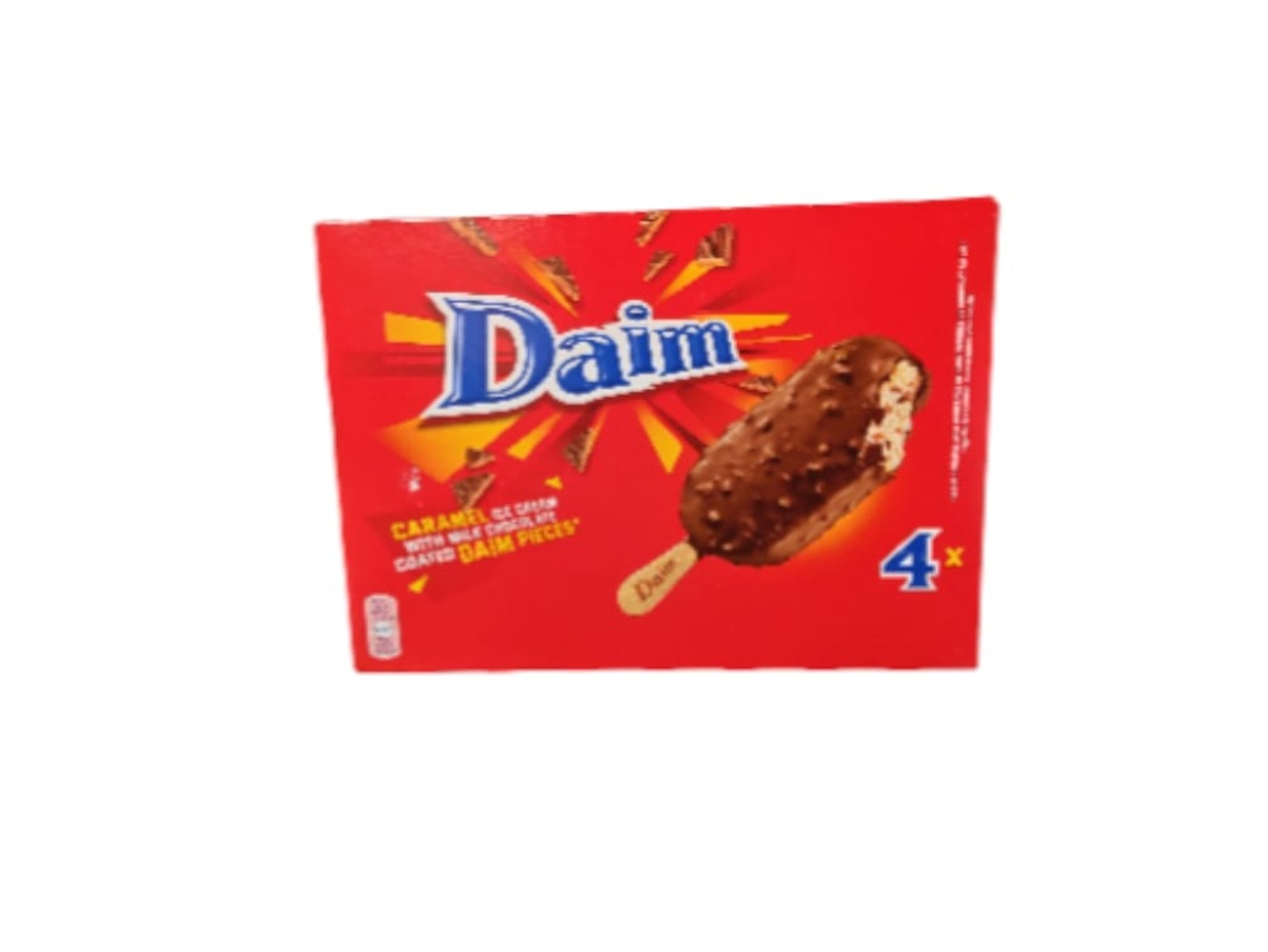 Dime Stick Ice Cream, 4 Pieces Inside A 360ml Container