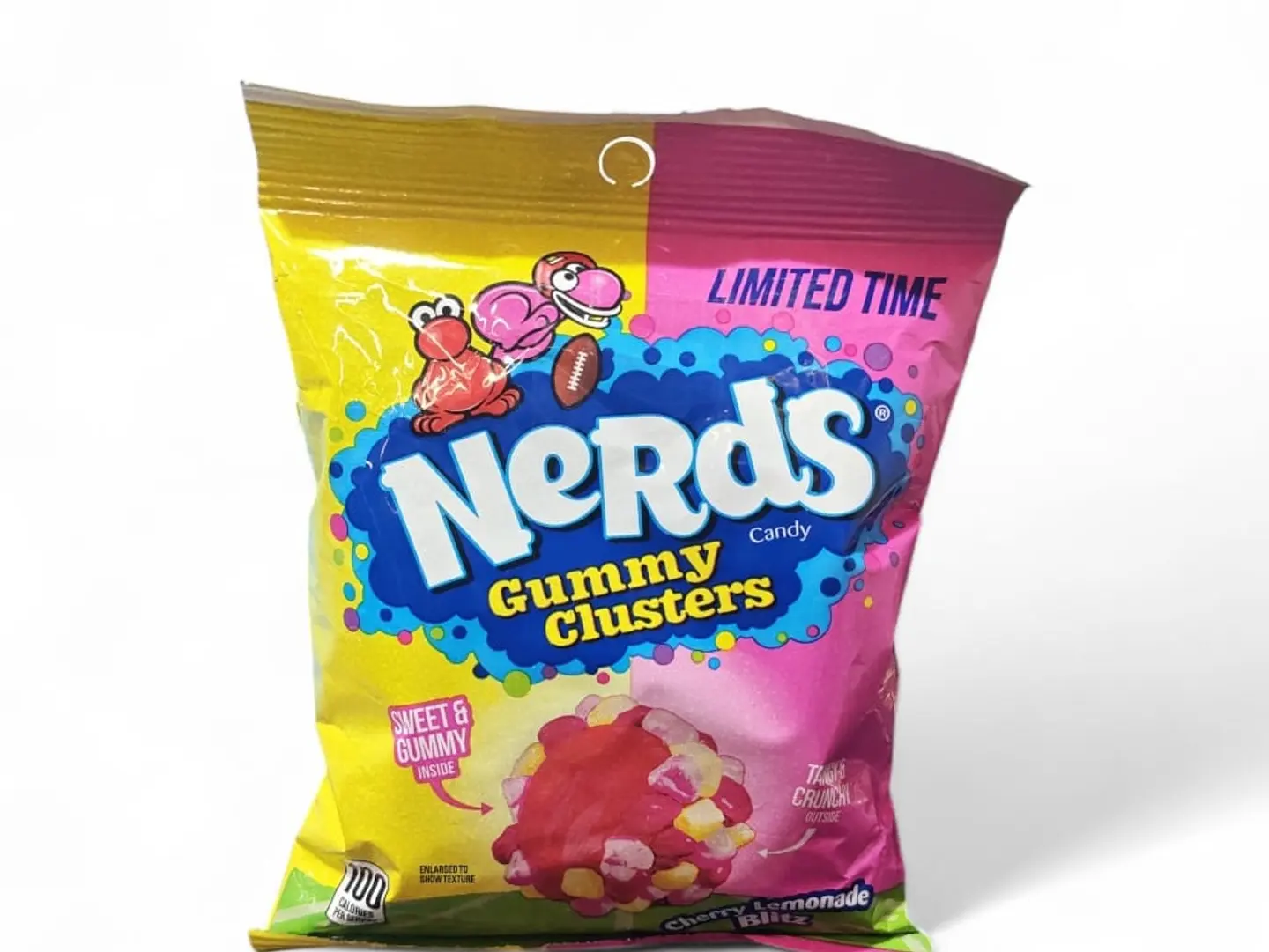 Nerds Candy Pieces Cherry Lemonade Flavored Juice Bar, American Red Bag, 141g