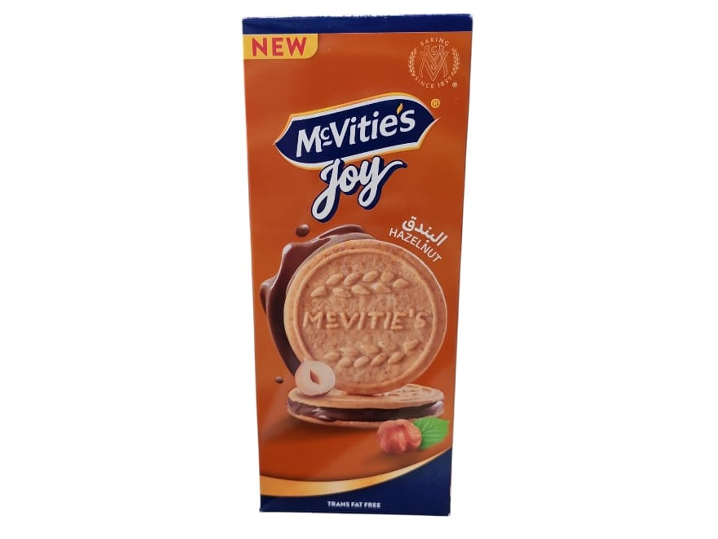 Mc Vitie's Joy Digestives Hazelnut Flavour Biscuits 112.5g