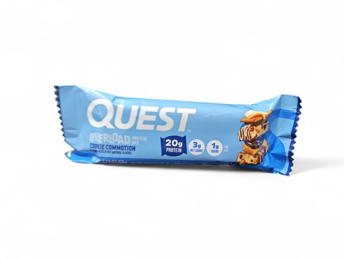 Quest Protein Bar, Natural Commission Cookie Flavor, 58g