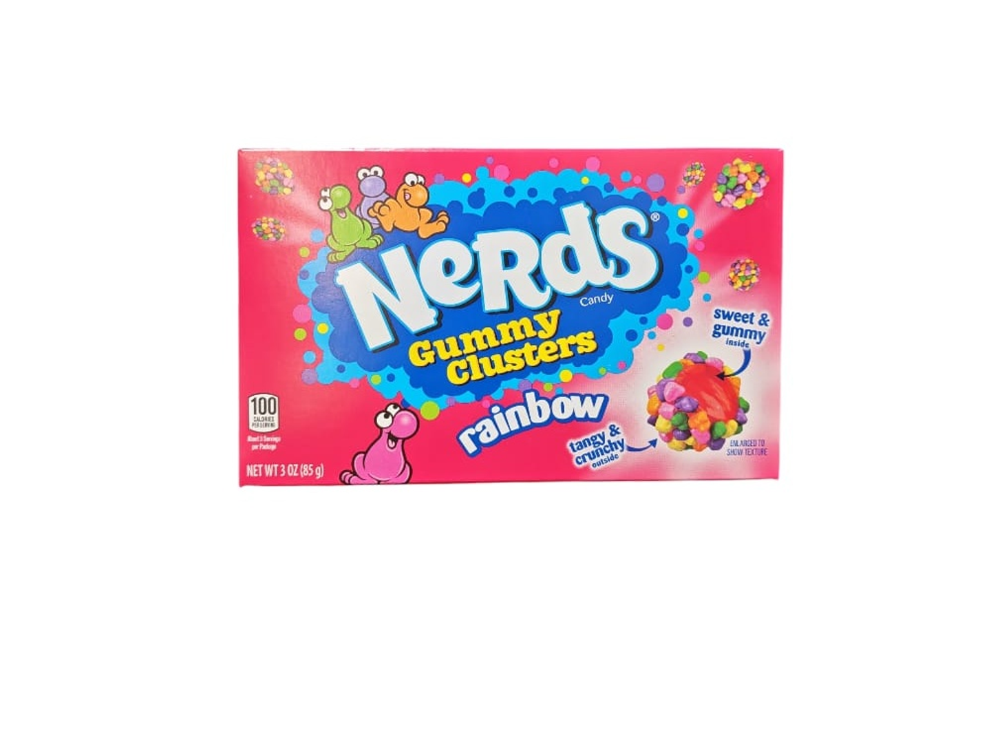Nerds Fruit Jelly Pieces, Red Packet, American Style, 85g