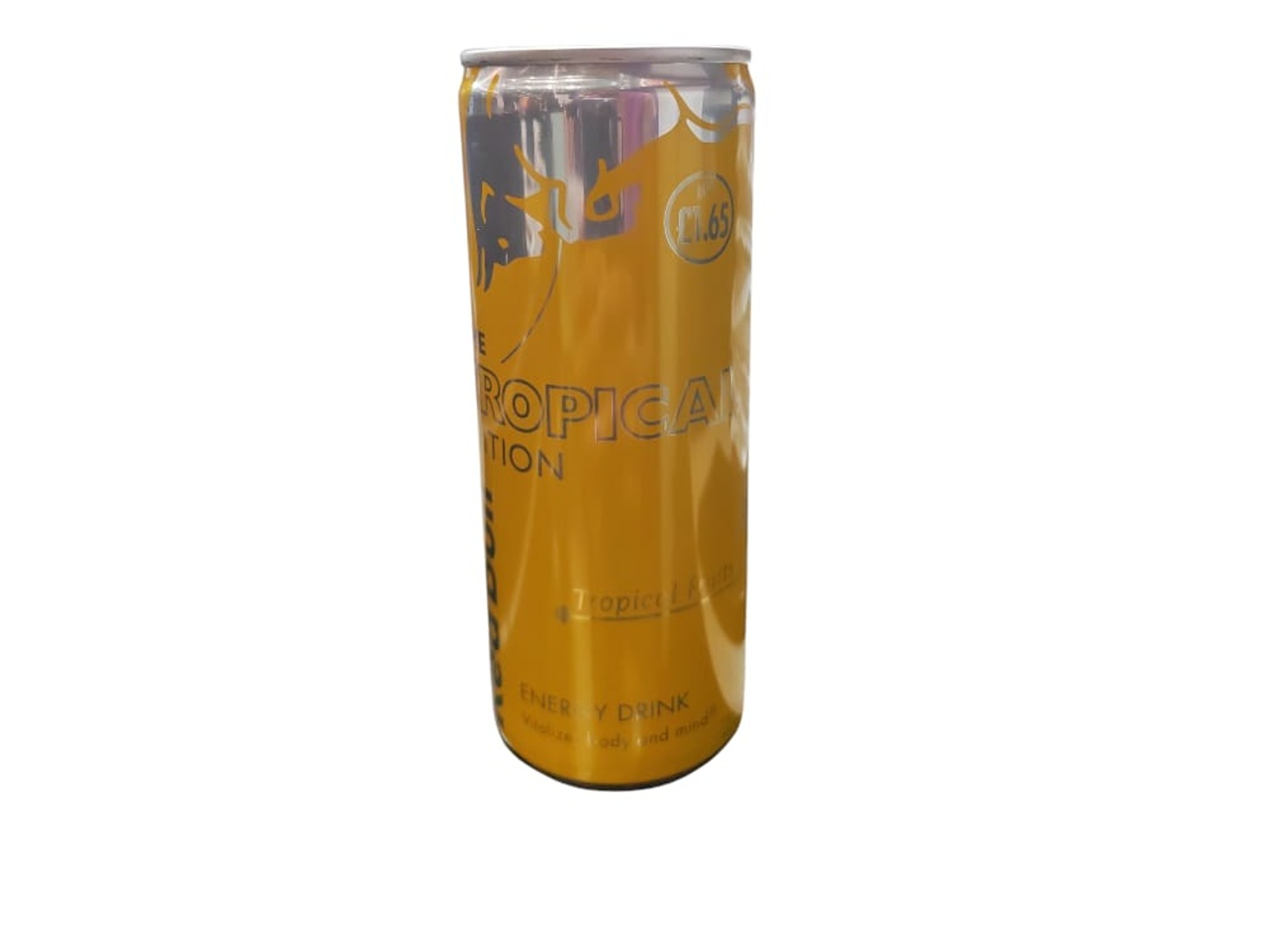Red Bull Tropical Fritz Yellow Energy Drink Imported