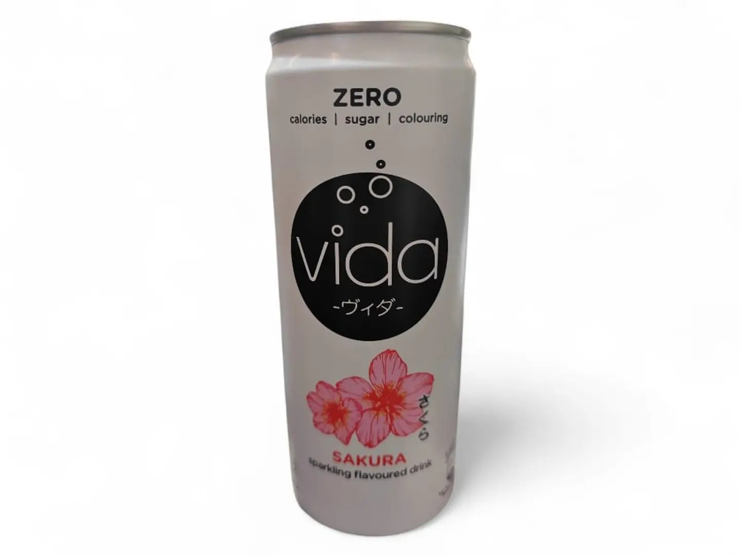 Vida Sakura Zero Flavored Soda Drink 325ml