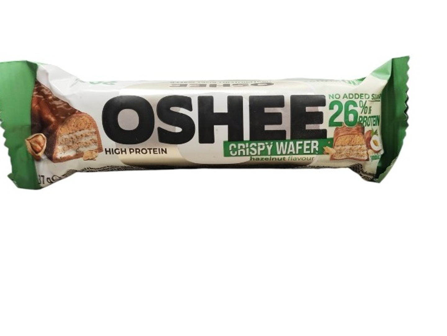 Oshi Protein Wafer Milk Chocolate With Cocoa Cream And Walnut Filling 37g