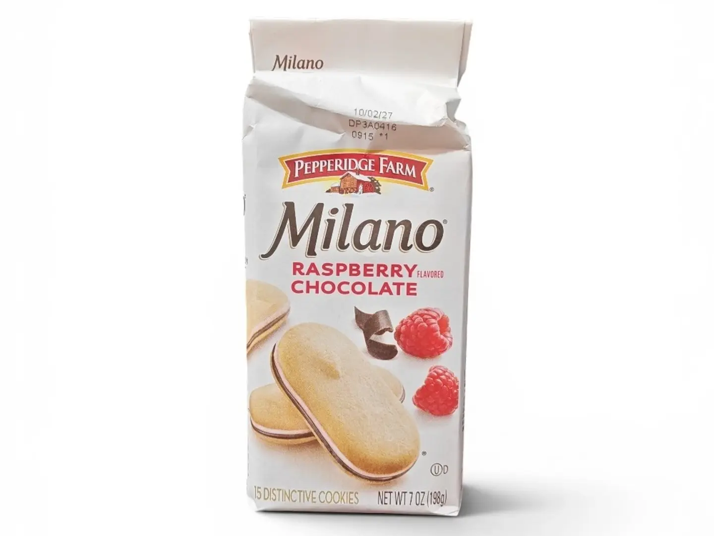 Beebridge Farm Milano Chocolate & Raspberry Filled Biscuits 198g