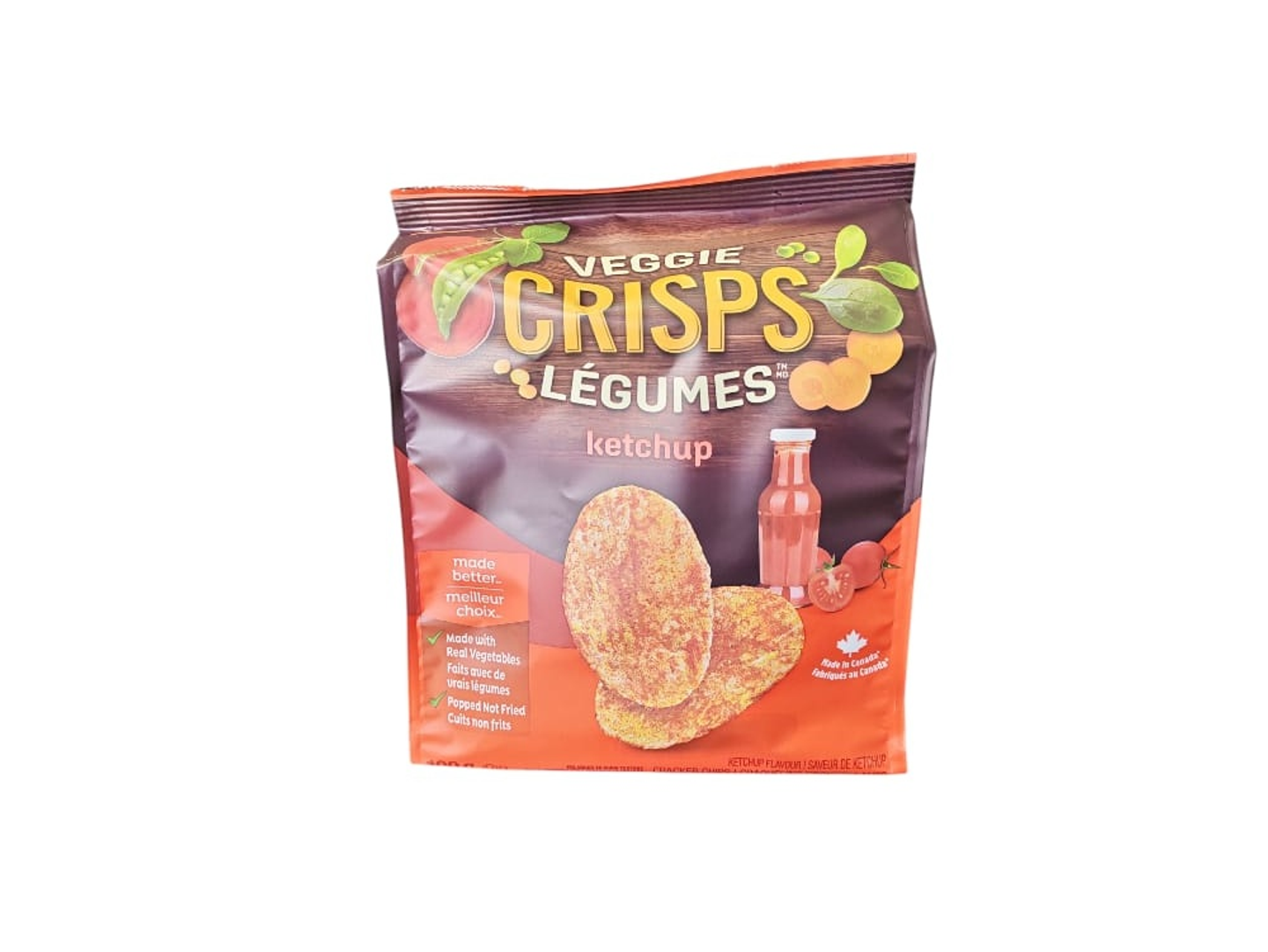 Veggie Crisp Vegetable Chips Ketchup 100g