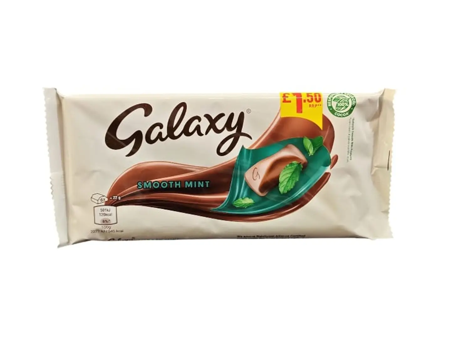 Galaxy British Mint Chocolate Bar 110g