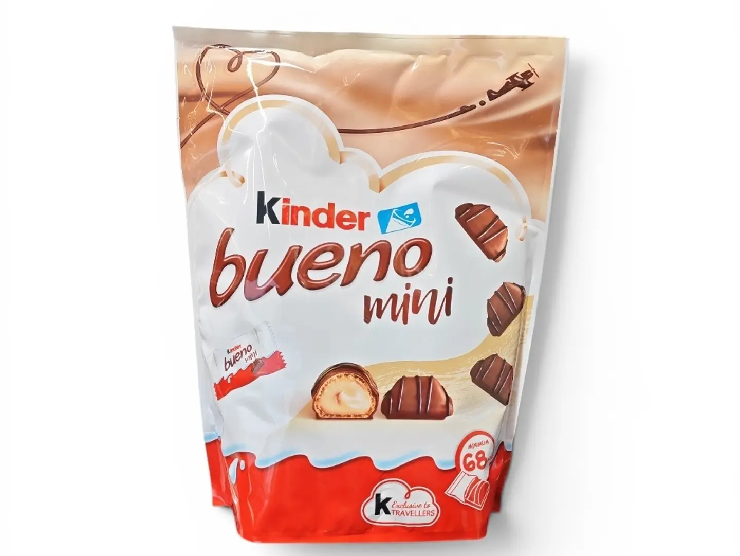 Kinder Bueno Mini Bag, 68 Pieces Inside The Bag, Imported
