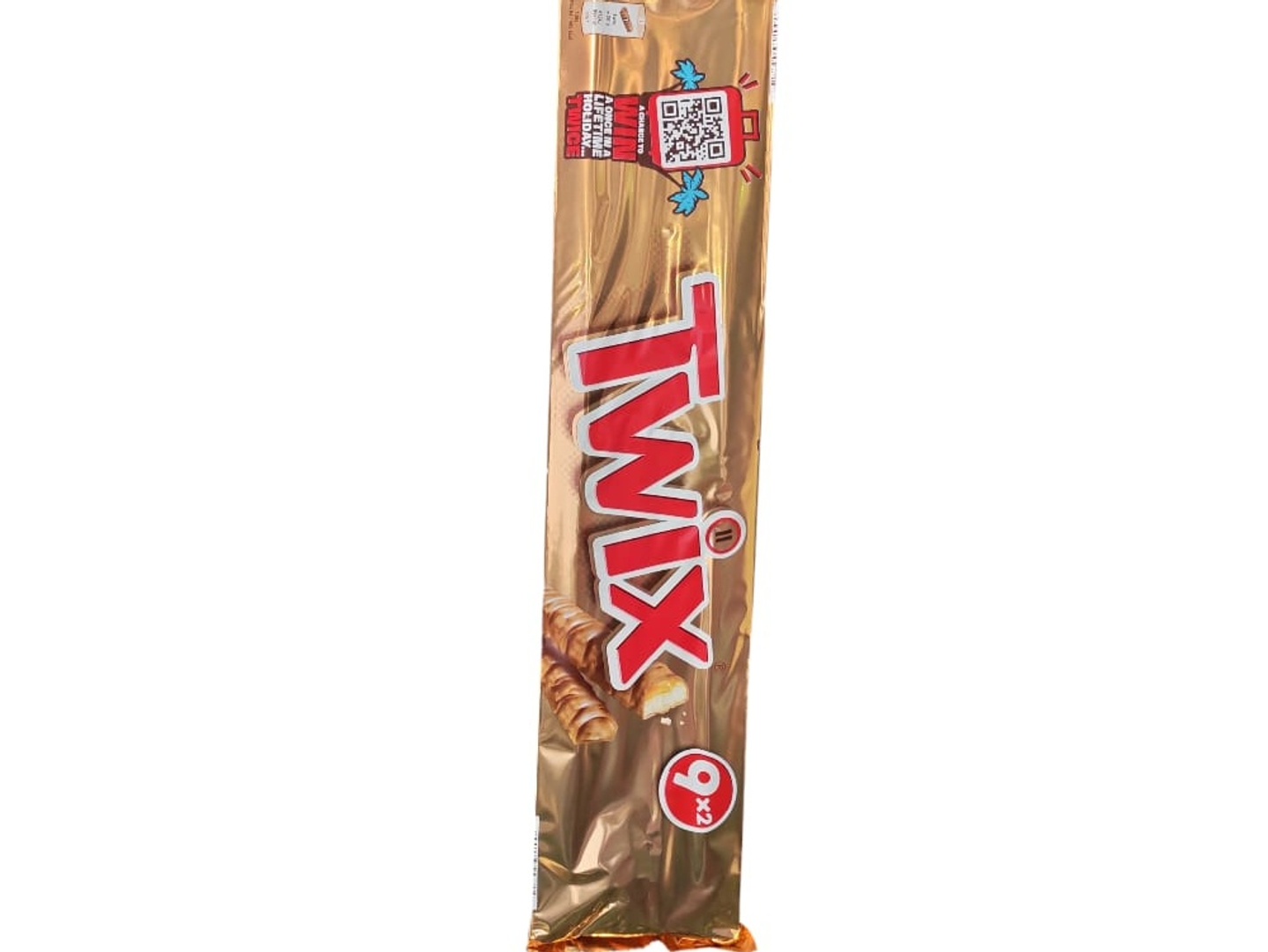Twix Chocolate Bar, 9 Pieces, 360g, British