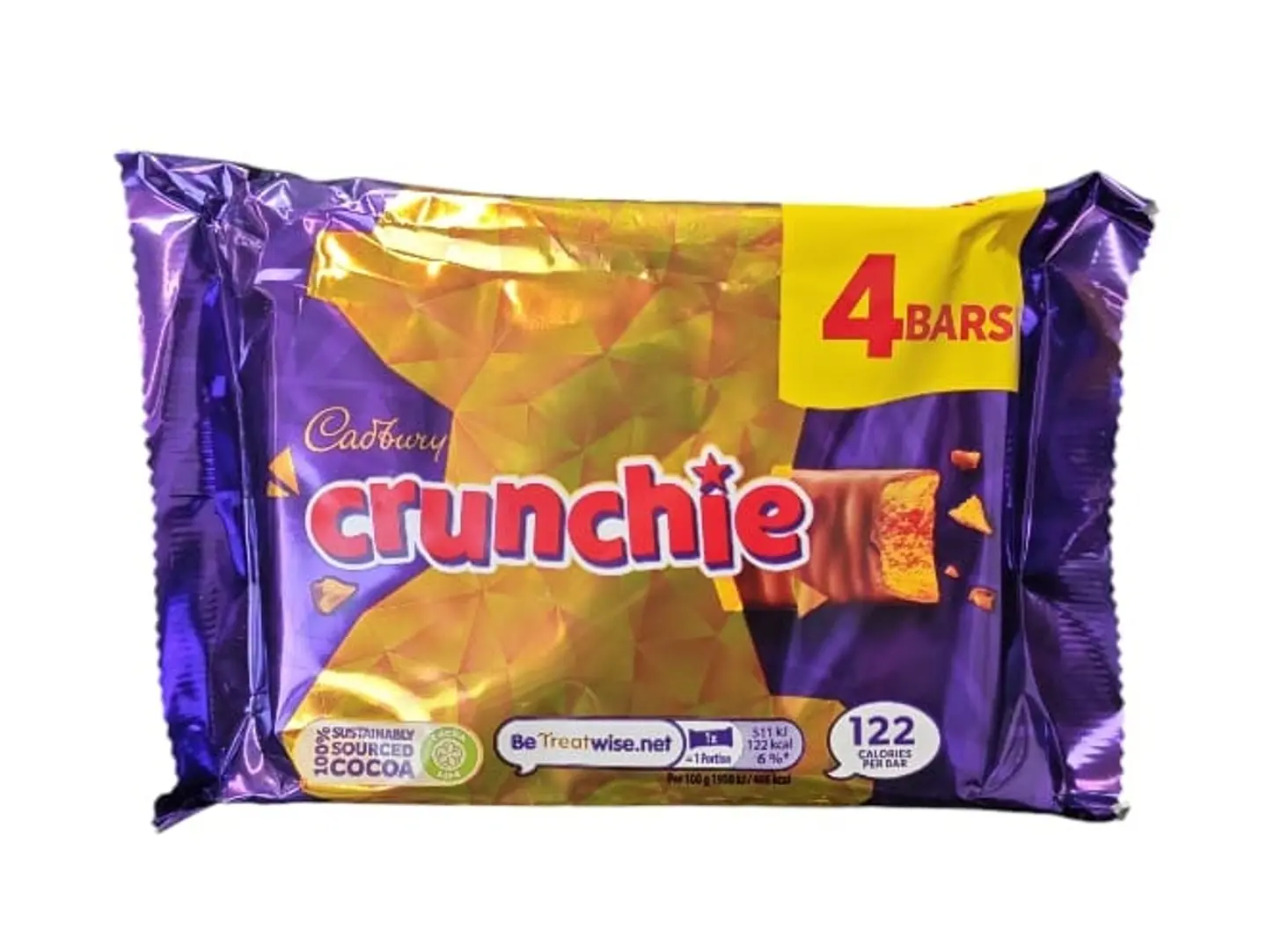 Cadbury Crunchie Chocolate 104.4g British