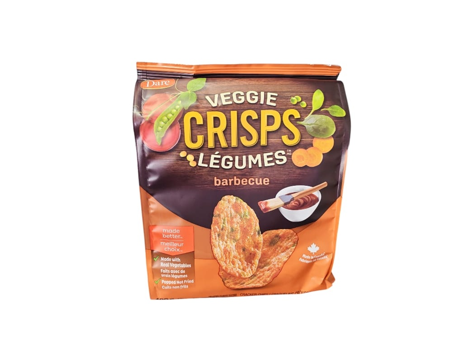 Veggie Crisp Bbq Vegetable Chips 100g