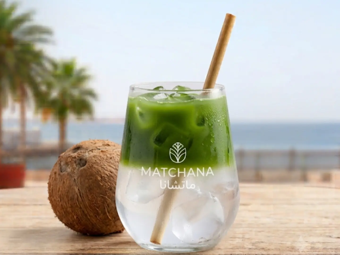 Coconut Water With Matcha