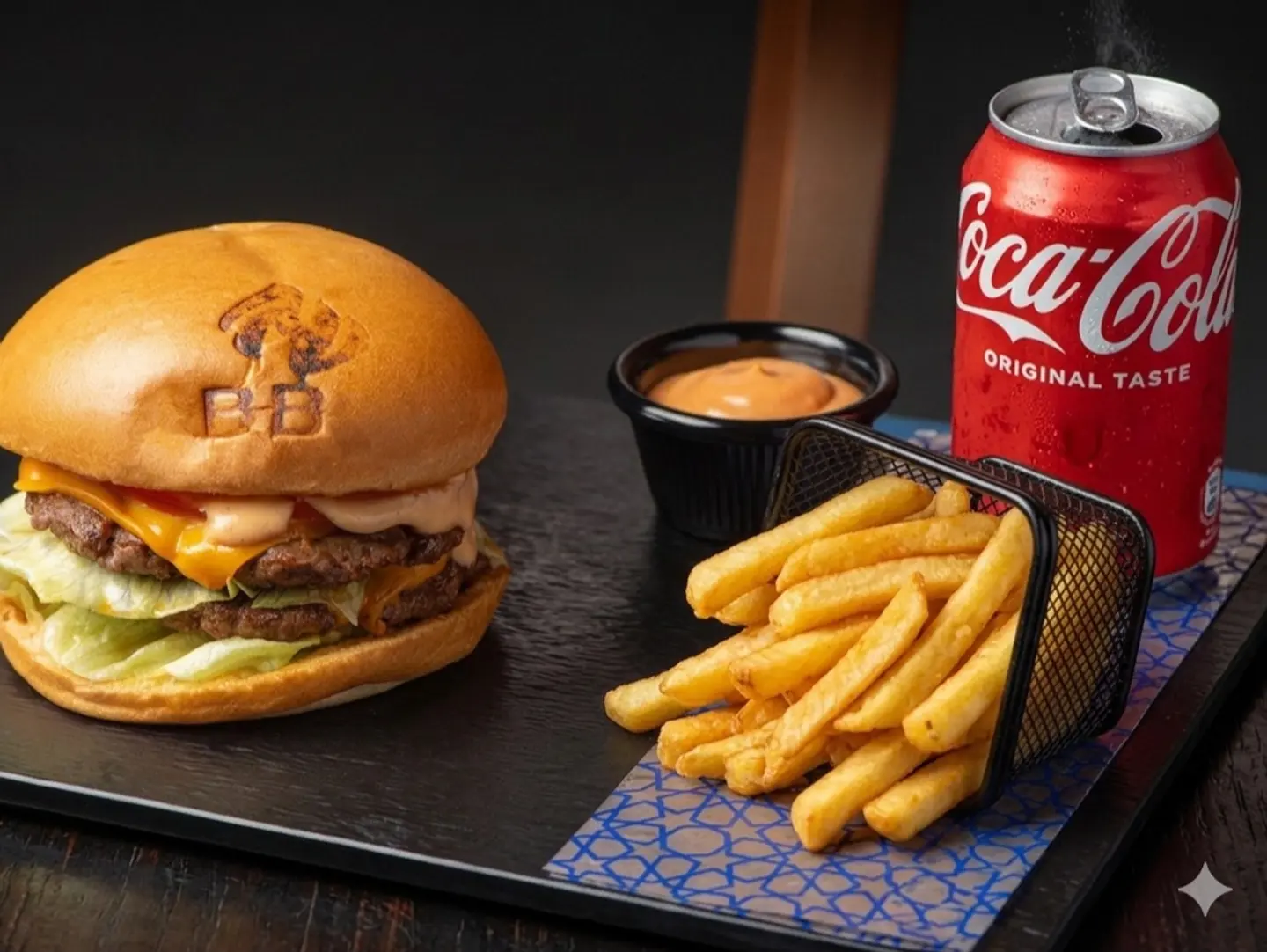 Bbs Special Beef Burger Meal