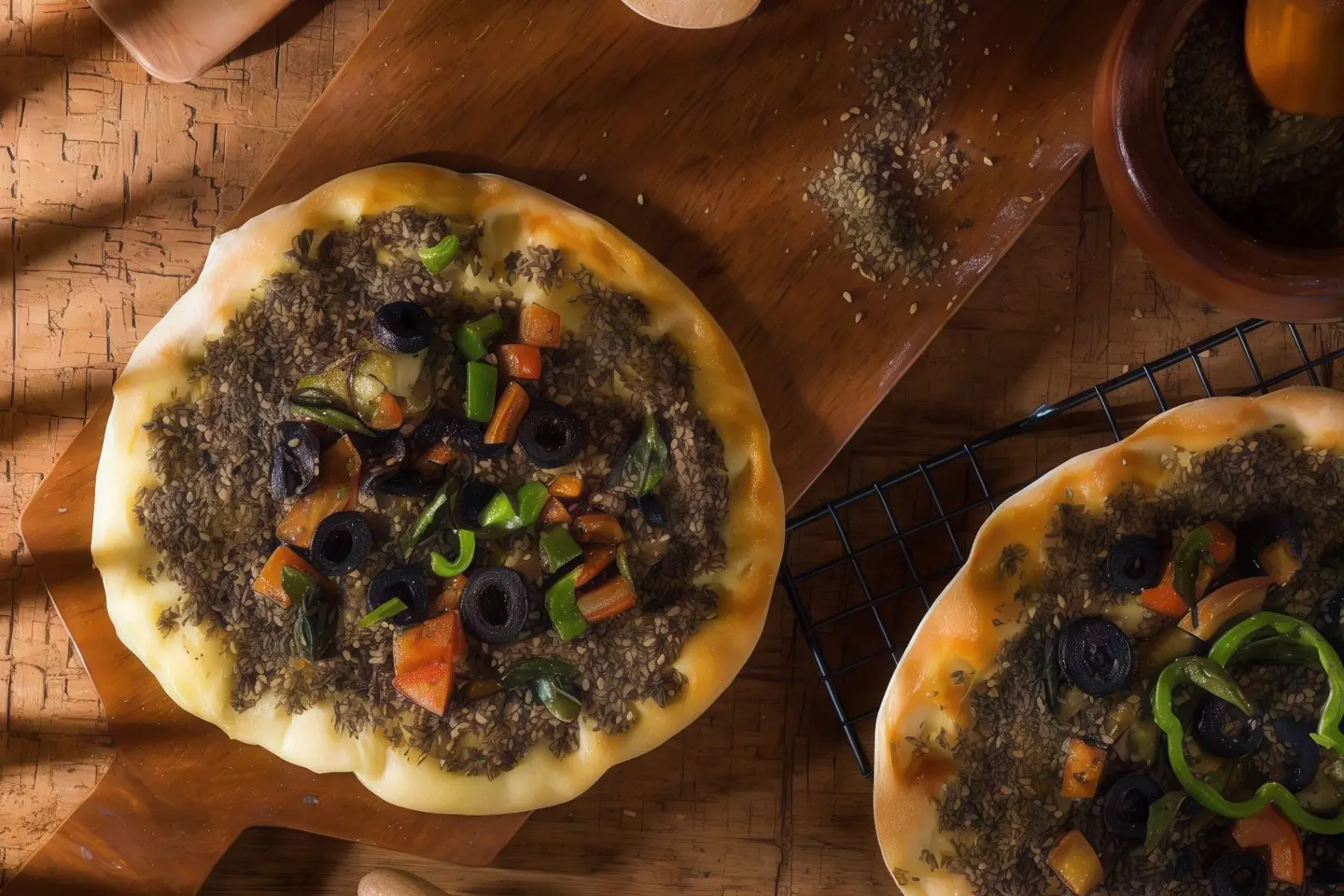 Zaatar With Vegetable