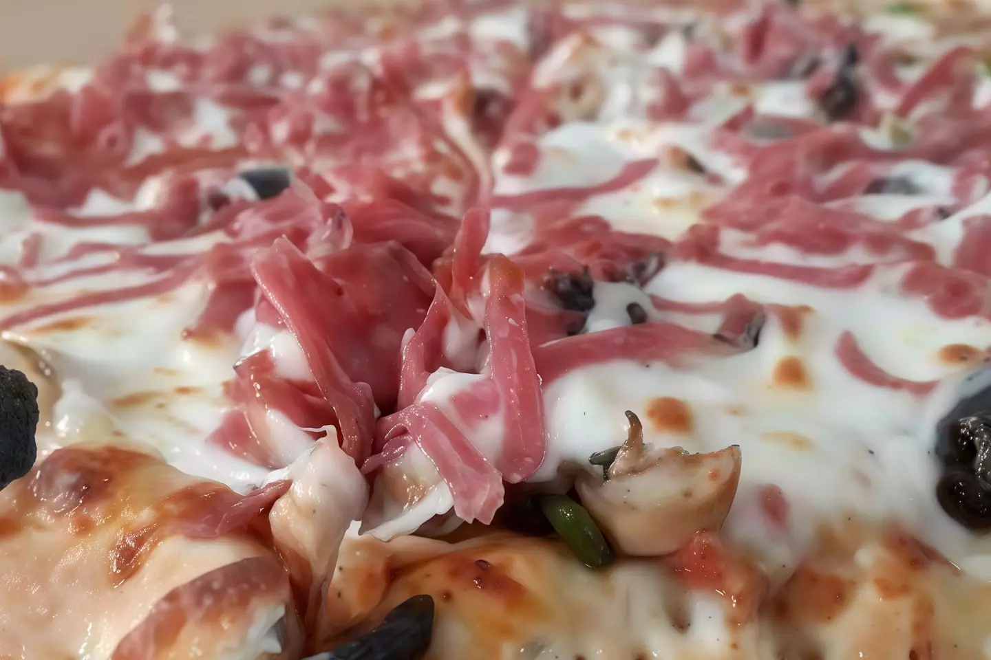 Mortadella With Sauce And Cheese