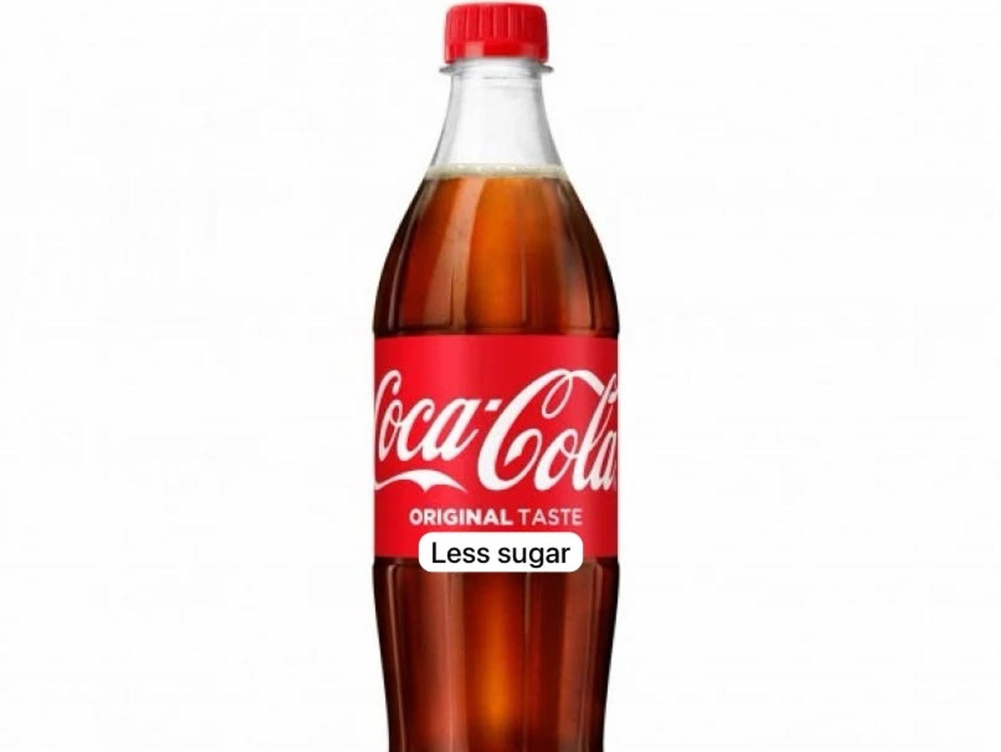 Coca Cola Less Sugar
