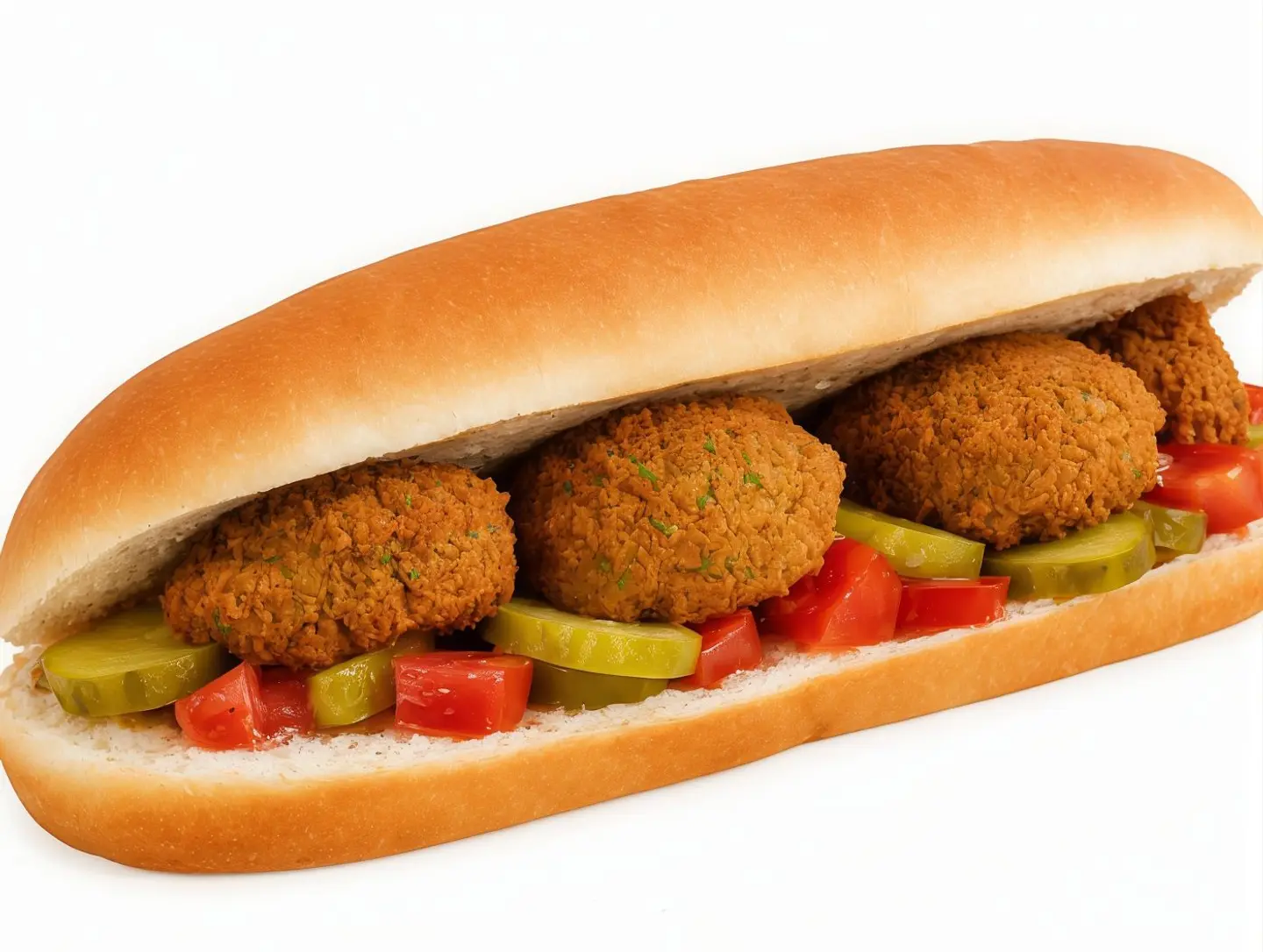 Mixed Falafel Sandwich