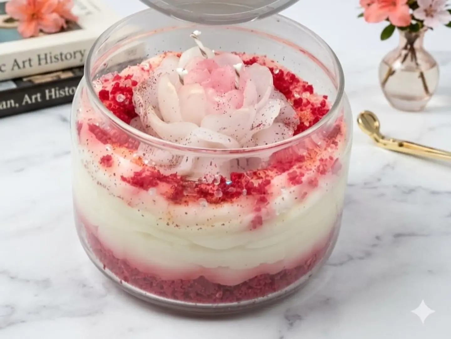 شموع طبيعيه معطره