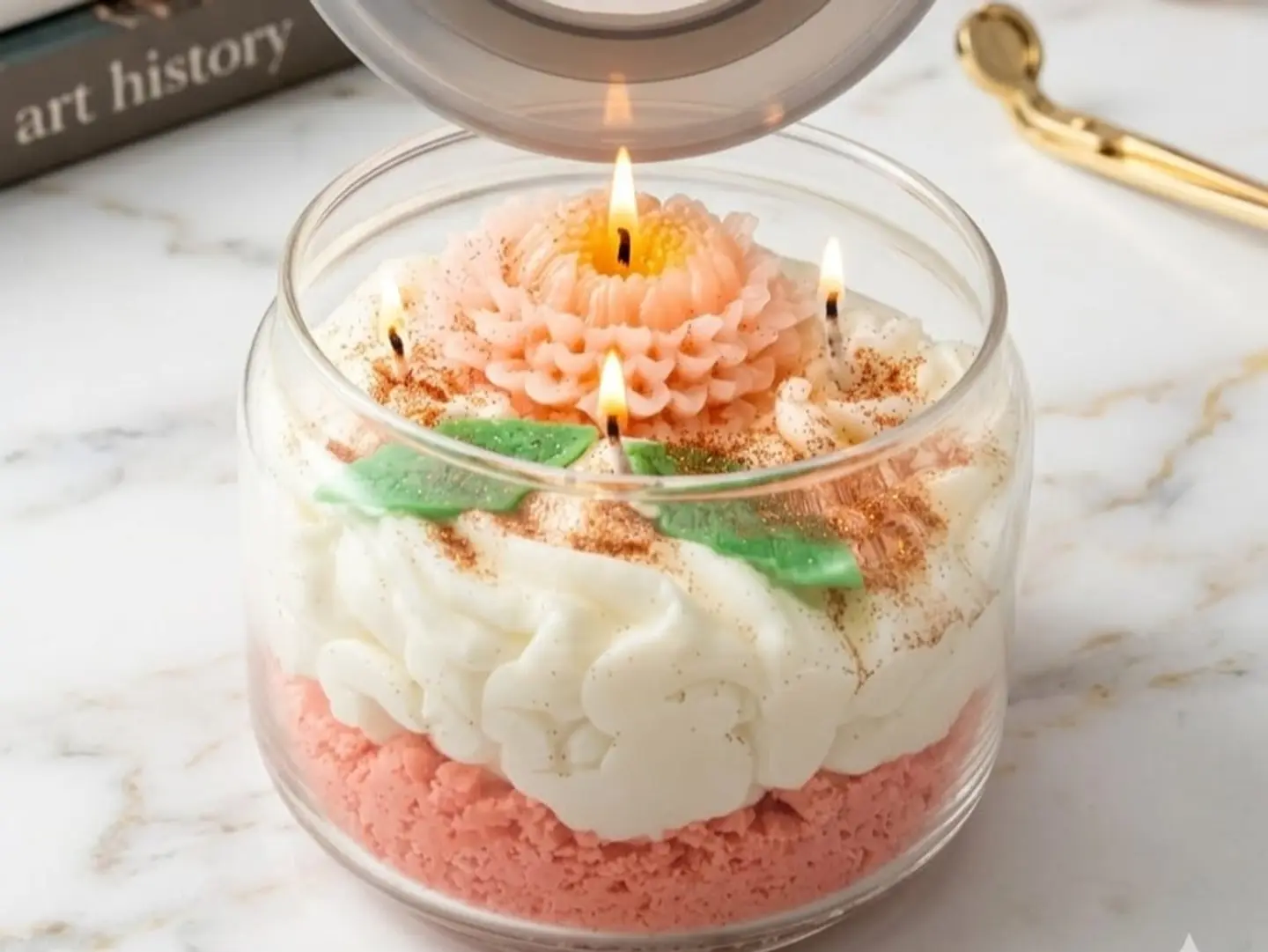 شموع طبيعيه معطره