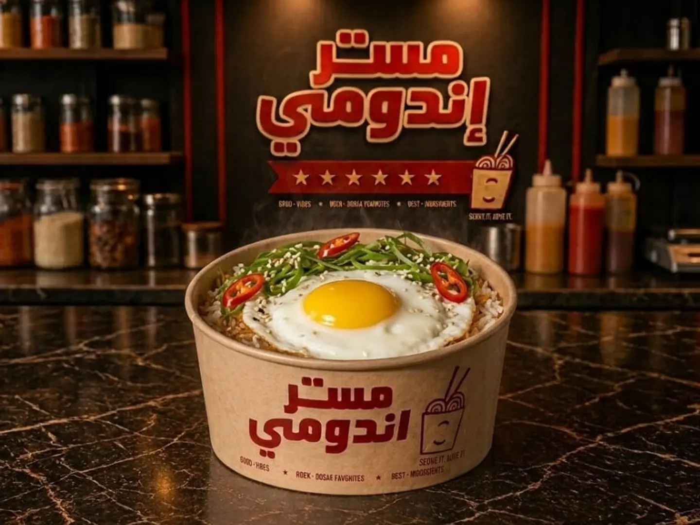 ارز مقلى بالبيض
