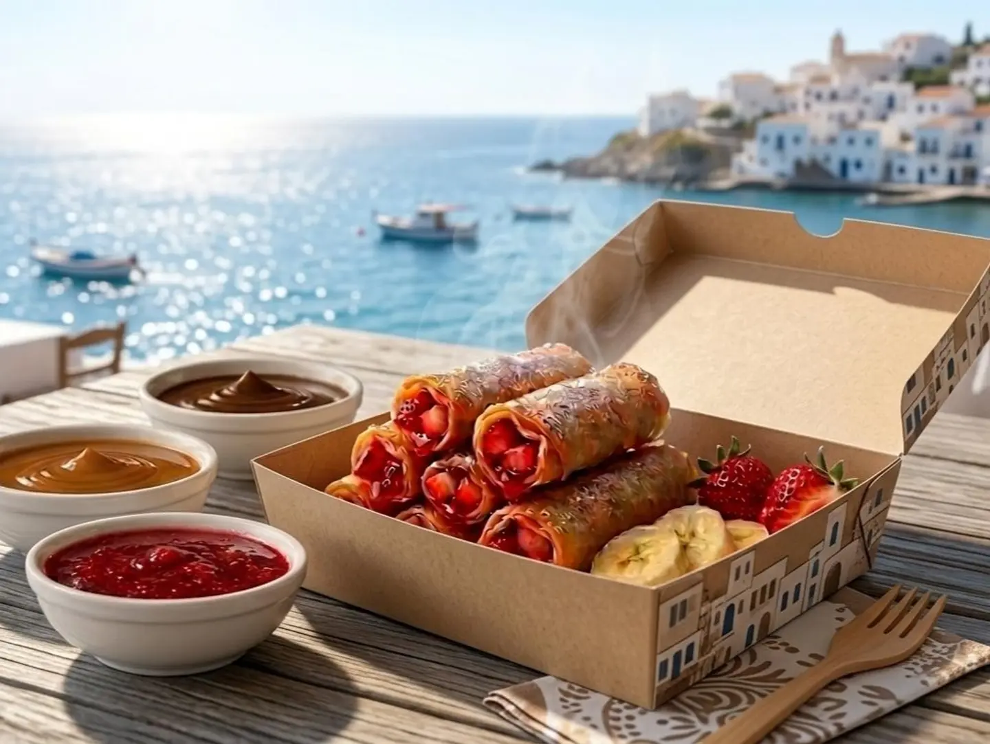 Strawberry Spring Roll