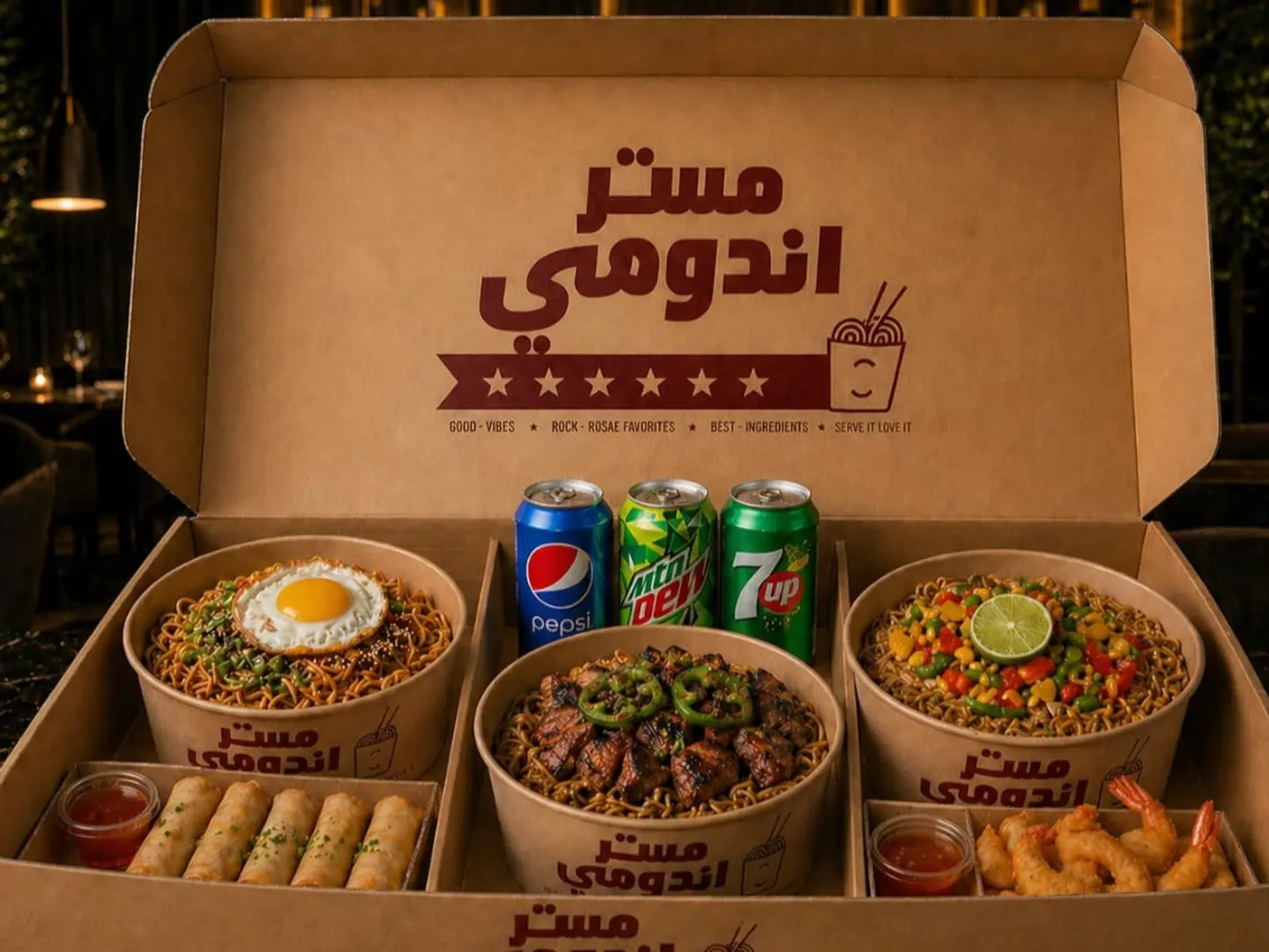Indomie Box For Three People