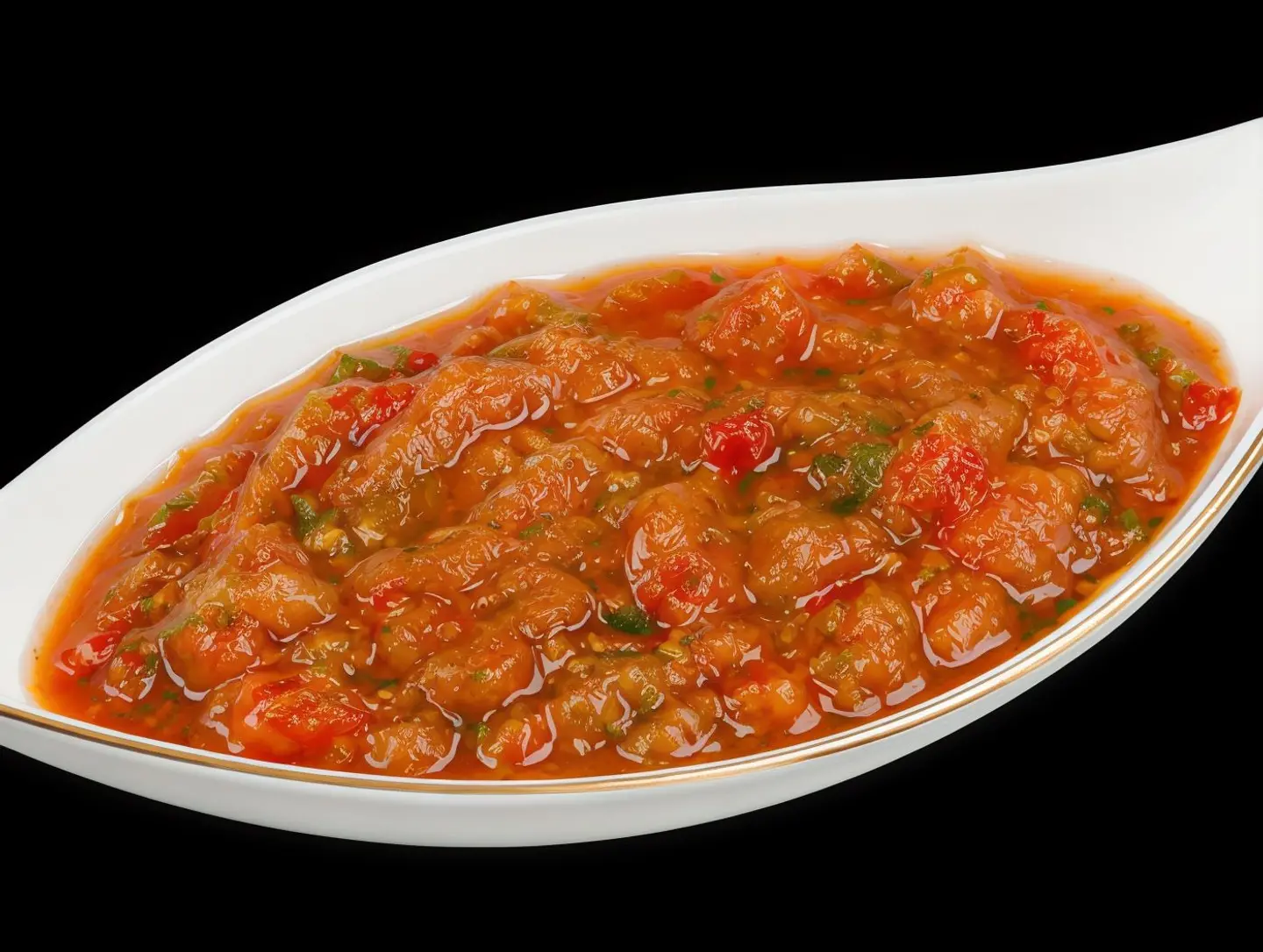 سلطة دقوس حار