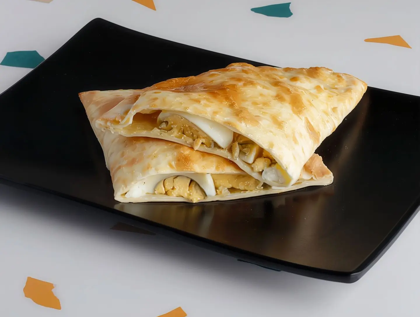 فطيرة بيض مسلوق سادة