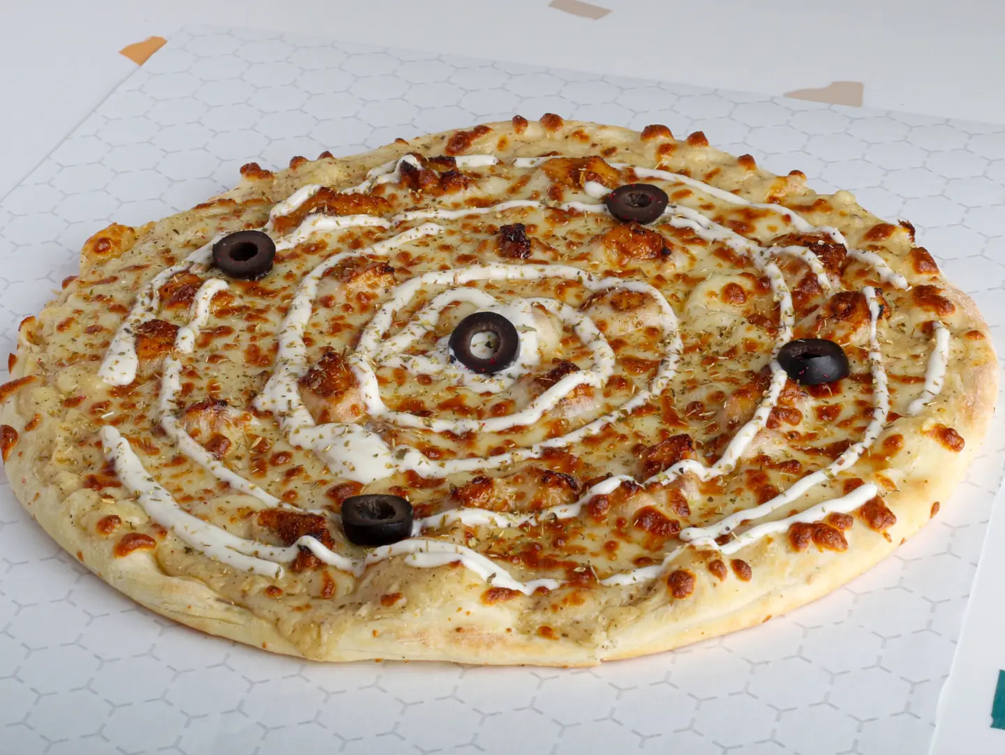 بيتزا رانش دجاج وسط
