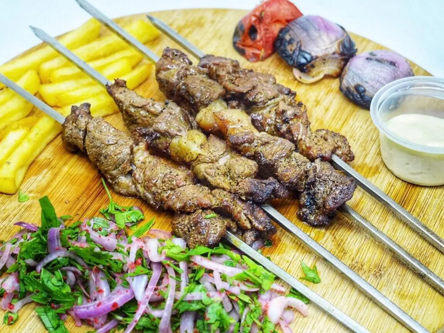 صحن كبدة - 5 اسياخ