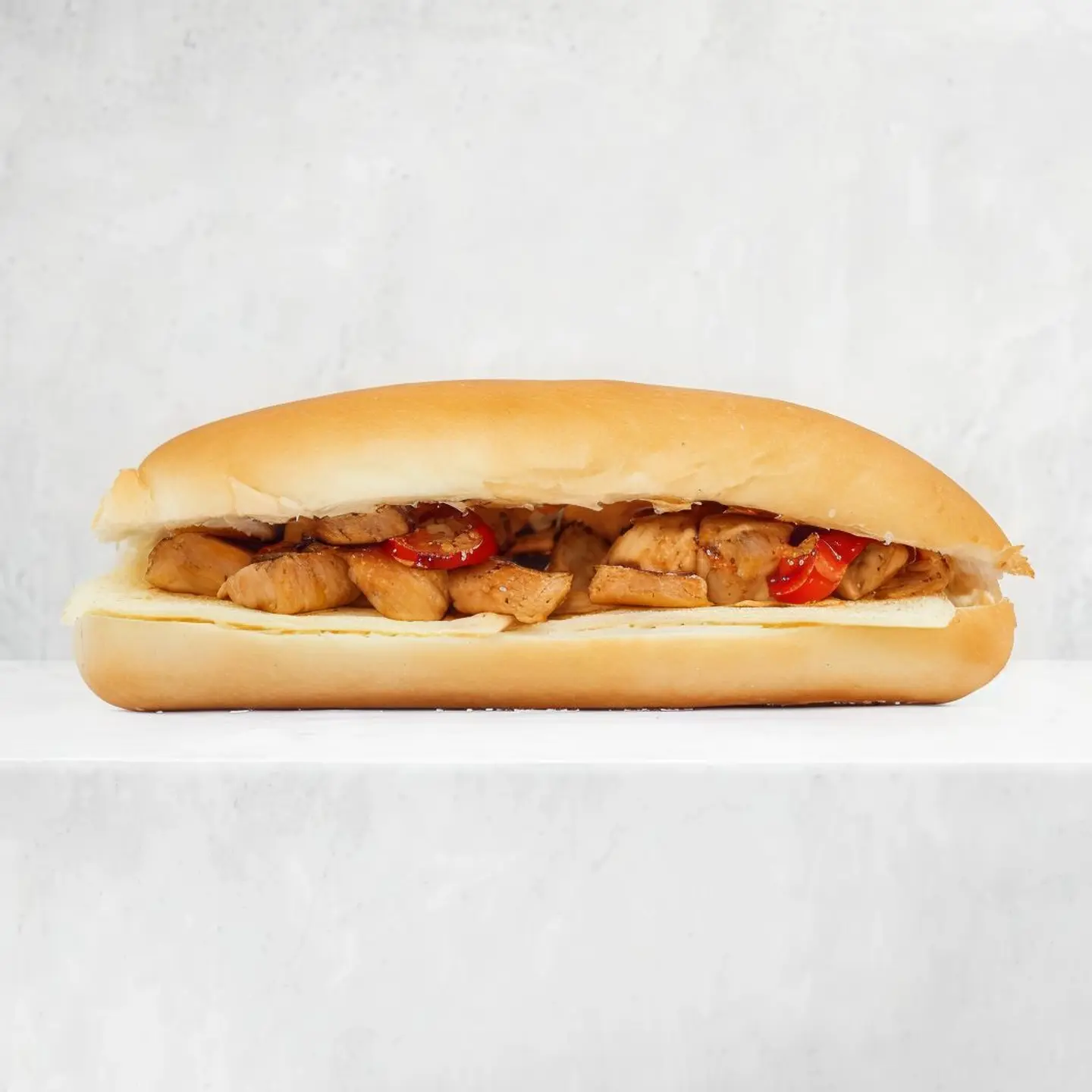 Chicken Skewers Sandwich