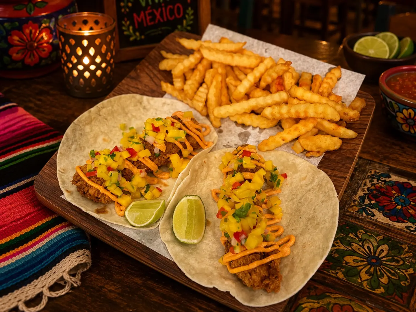 Mango Chicken Tacos
