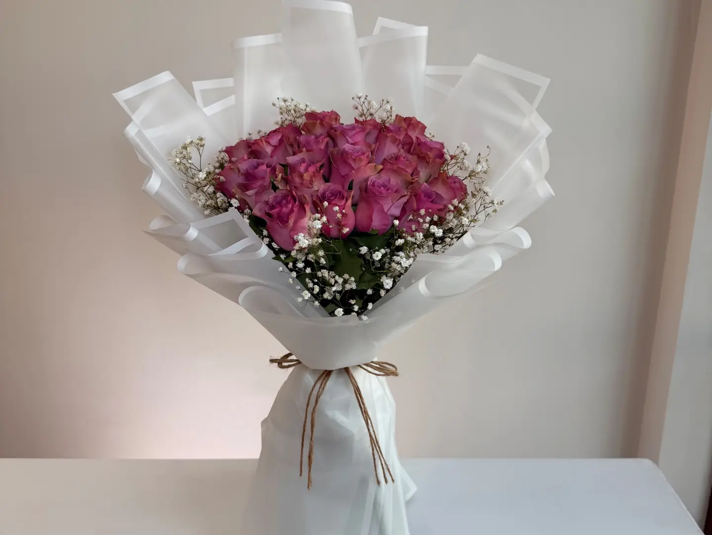A Delicate Mauve Bouquet