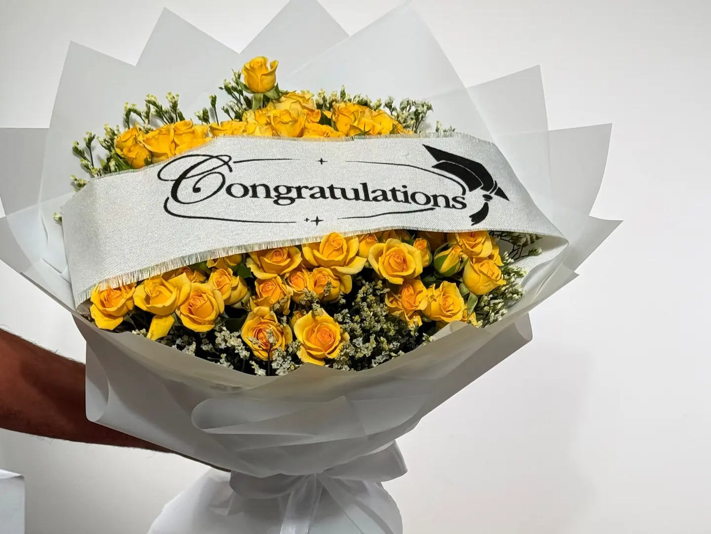 Graduation Bouquet Yellow 2