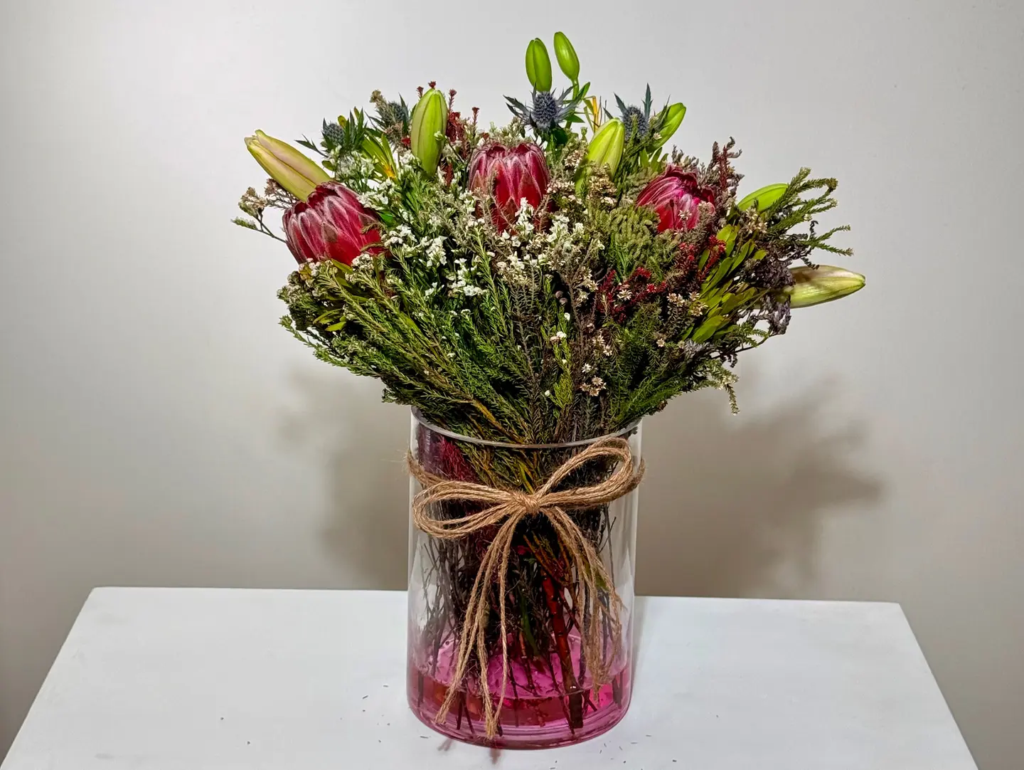 Protea Rose Vase
