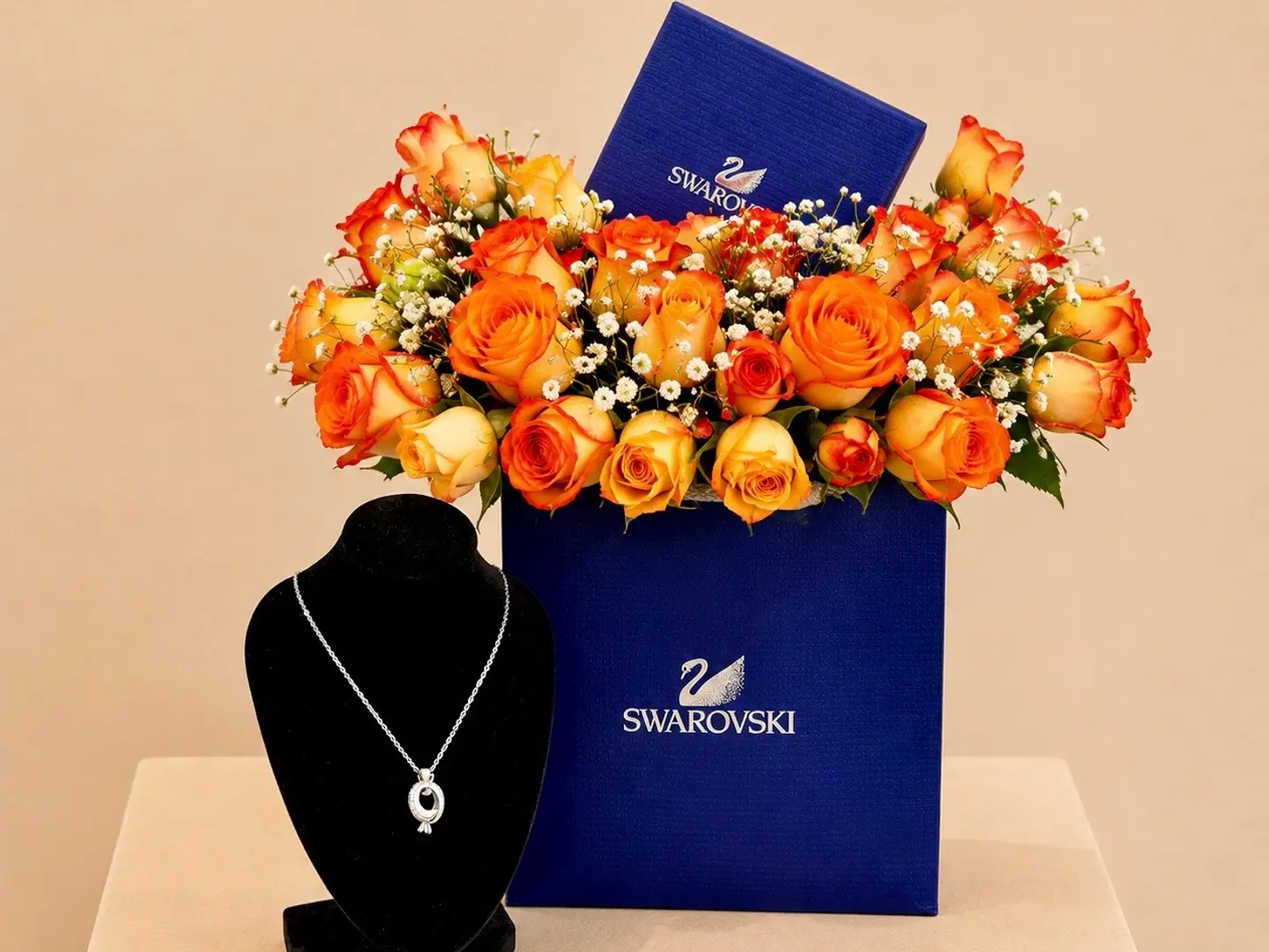 Swarovski Necklace Arrangement 1