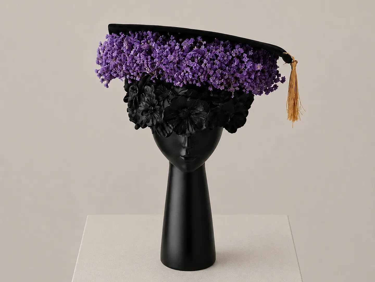 Purple Graduation Cap Coordination