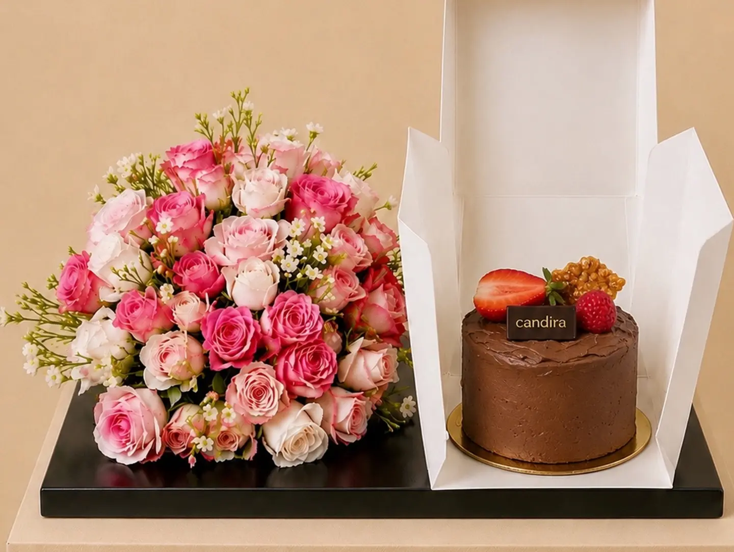 Kandira Red Velvet Cake Arrangement