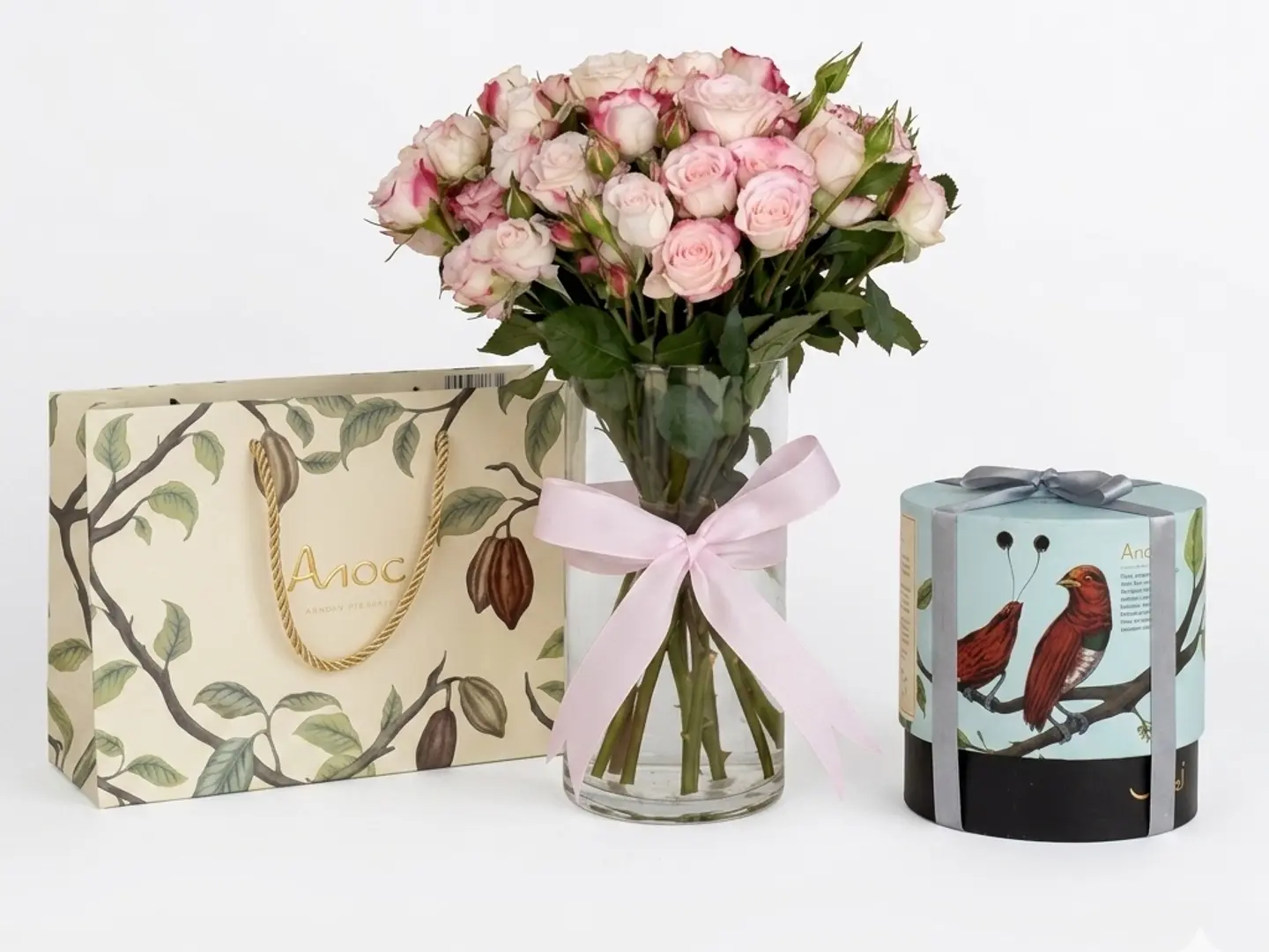 Whispers Of Roses Vase With Anoush