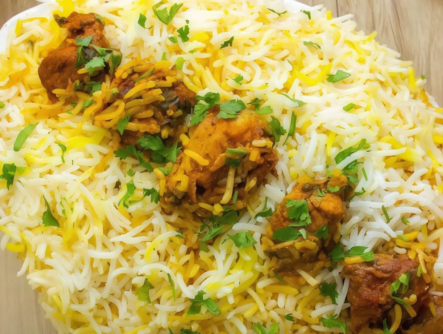 طبق برياني لحم الضأن الفردي