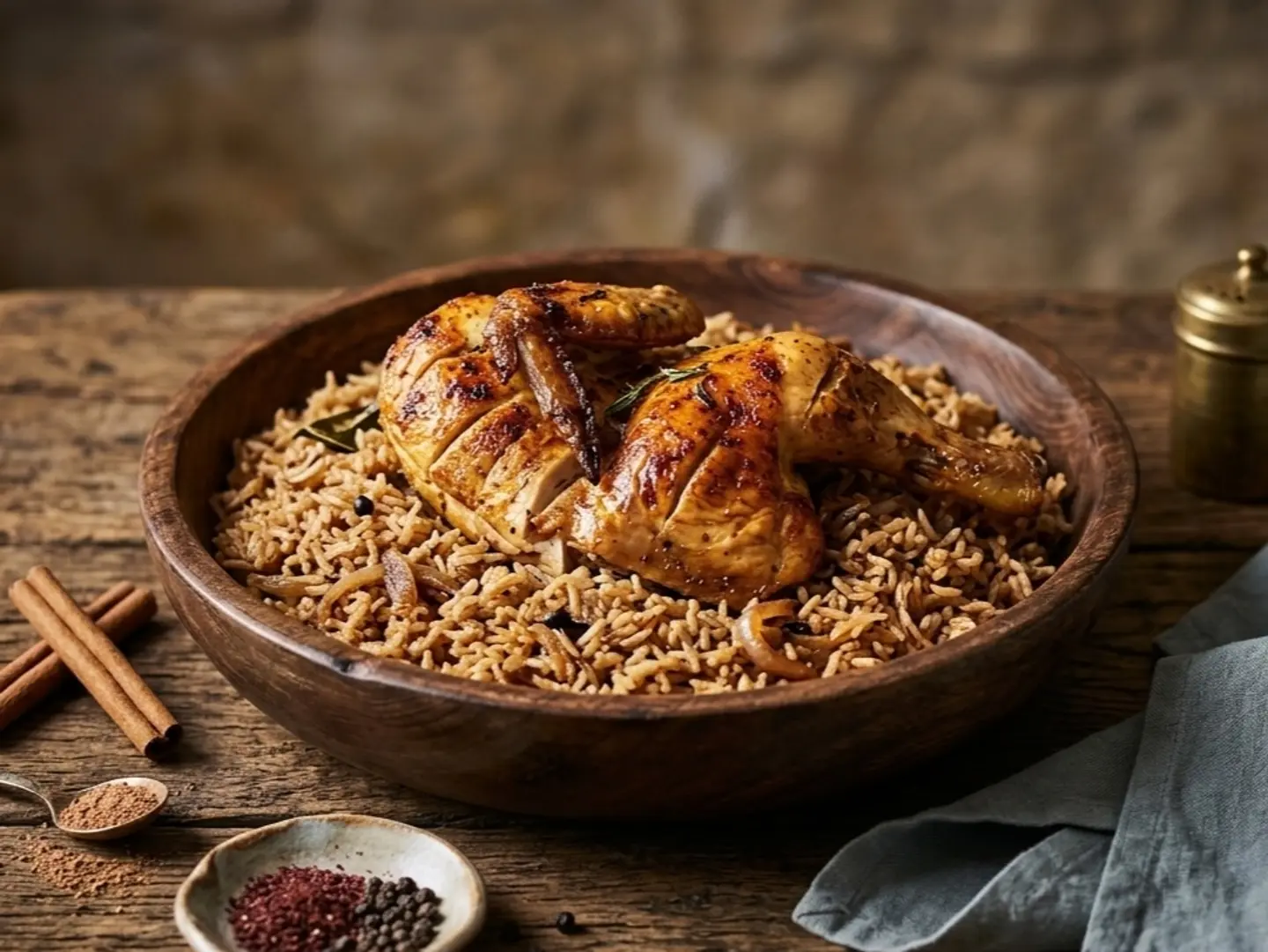 Chicken With Cinnamon Rice - Quarter Chicken