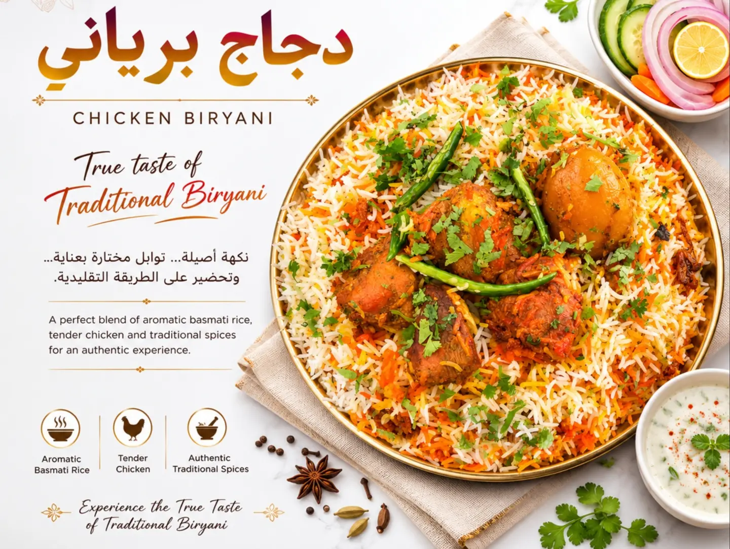Chicken Biryani - Single