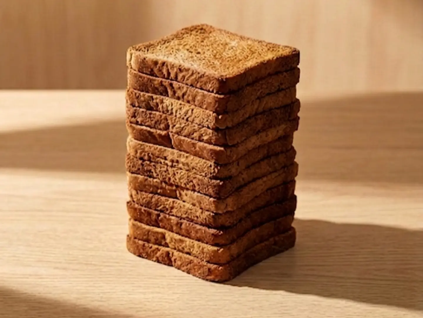 Crunchy Whole Wheat Rusk Slices